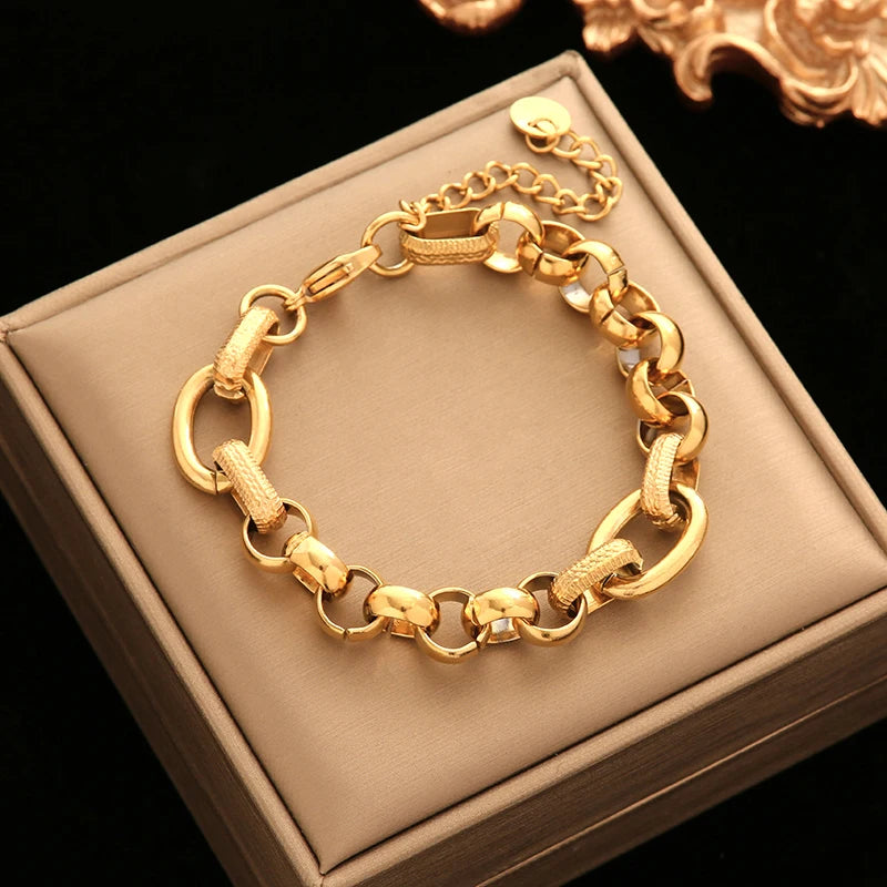 Bracelet Acier Inoxydable - Twisted | Amora Bijoux