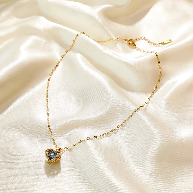 Collier Acier Inoxydable Énergie Astrale | Amora Bijoux 2