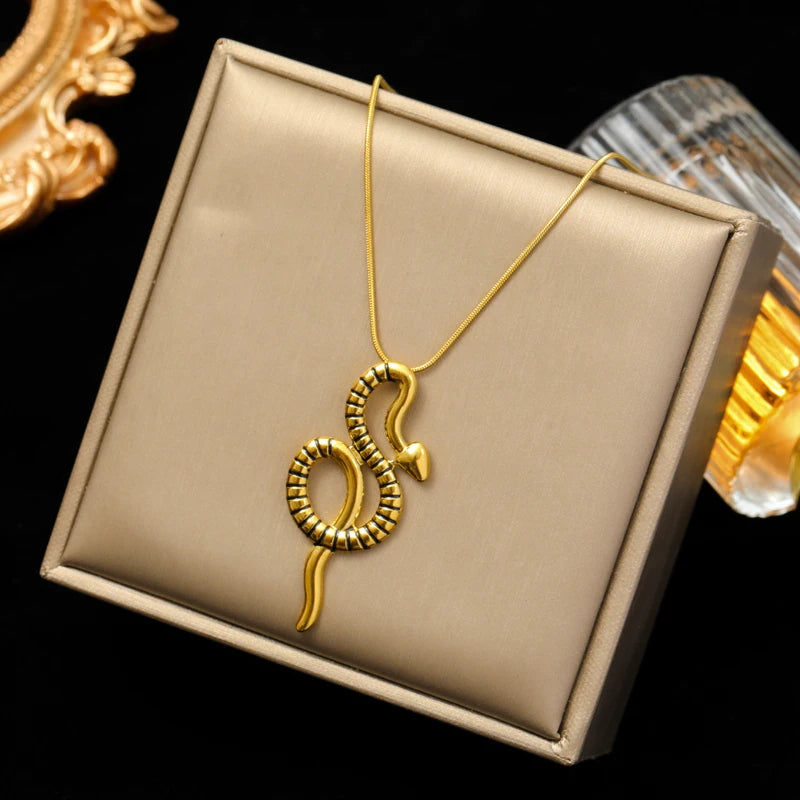Collier Acier Inoxydable Venin Sacré| Amora Bijoux