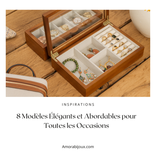 8 Bijoux Inox Élégants pour Occasions Spéciales