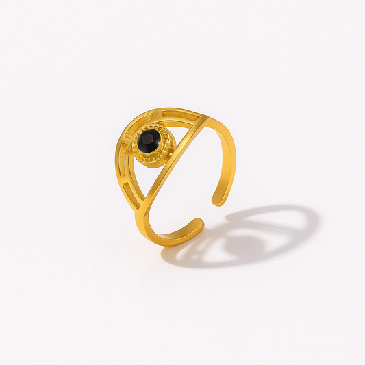 Bague Acier Inoxydable - Or Cosmique Amora Bijoux