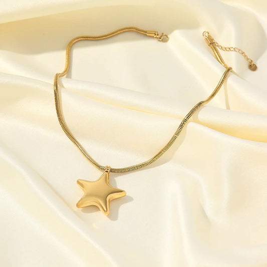 Collier Acier Inoxydable  Étoile Polaire | Amora Bijoux 2