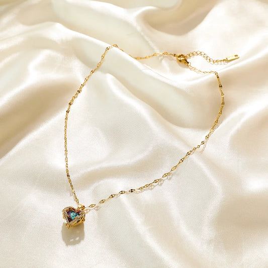 Collier Acier Inoxydable Énergie Astrale | Amora Bijoux 2