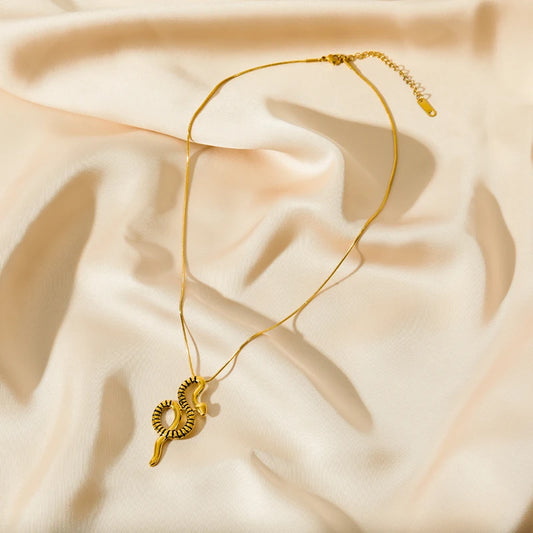 Collier Acier Inoxydable Venin Sacré| Amora Bijoux 2