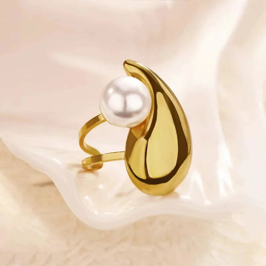 Bague Acier Inoxydable - Lune d’Or
