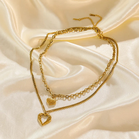 Collier Acier Inoxydable  Cœur de Dragon | Amora Bijoux 2