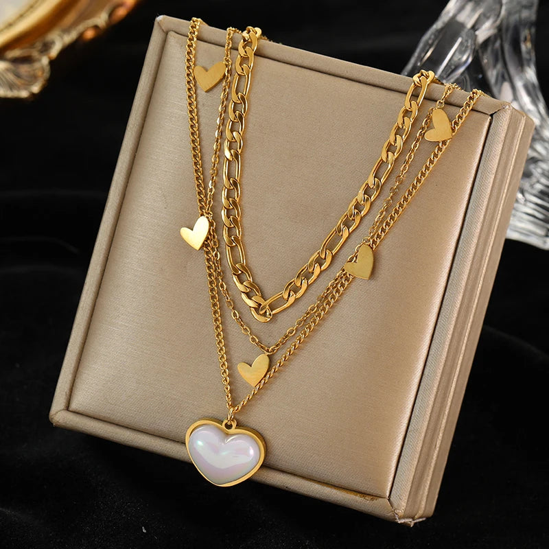 Collier Acier Inoxydable  Éclosion d’Amour| Amora Bijoux 2