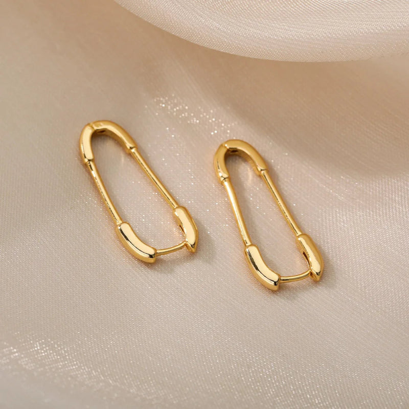 Boucle d'oreille Acier Inoxydable <br> Épingle - Amora Bijoux