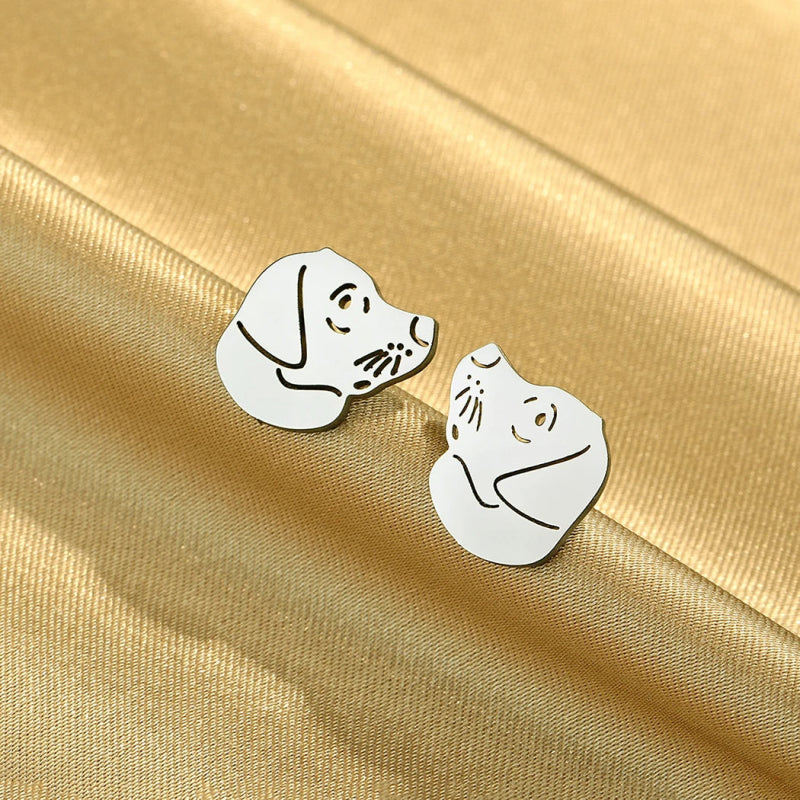 Boucle d'oreille Enfant <br> Chien - Amora Bijoux - Argent
