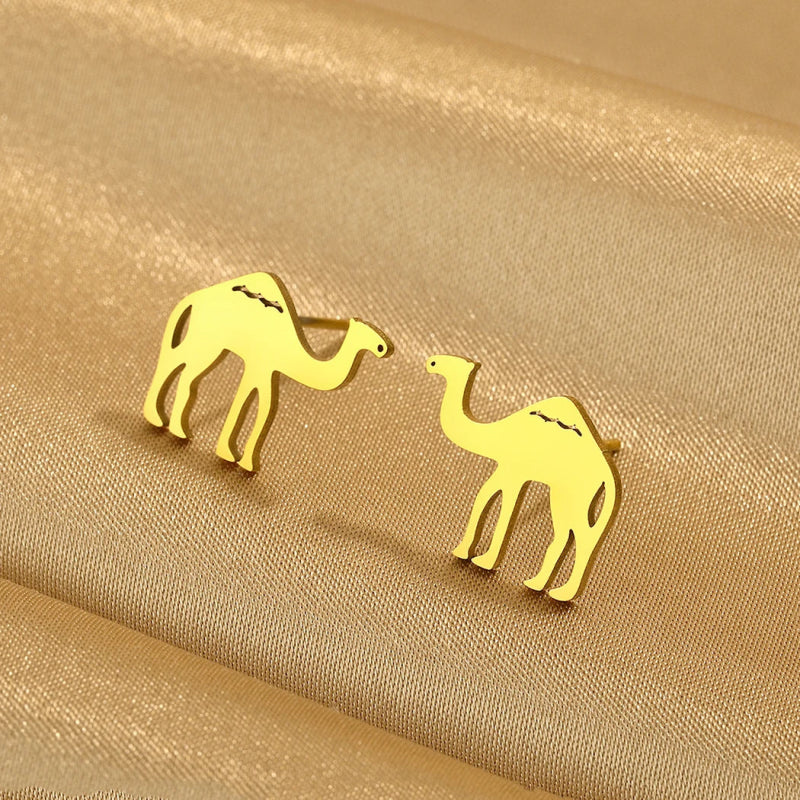 Boucle d'oreille Enfant <br> Dromadaire - Amora Bijoux
