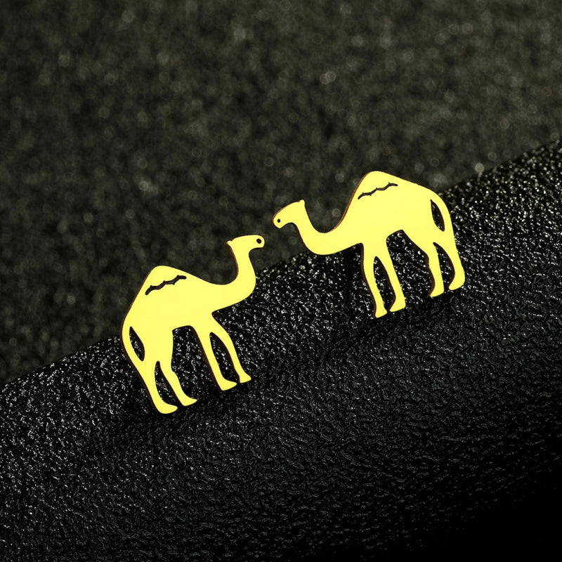 Boucle d'oreille Enfant <br> Dromadaire - Amora Bijoux