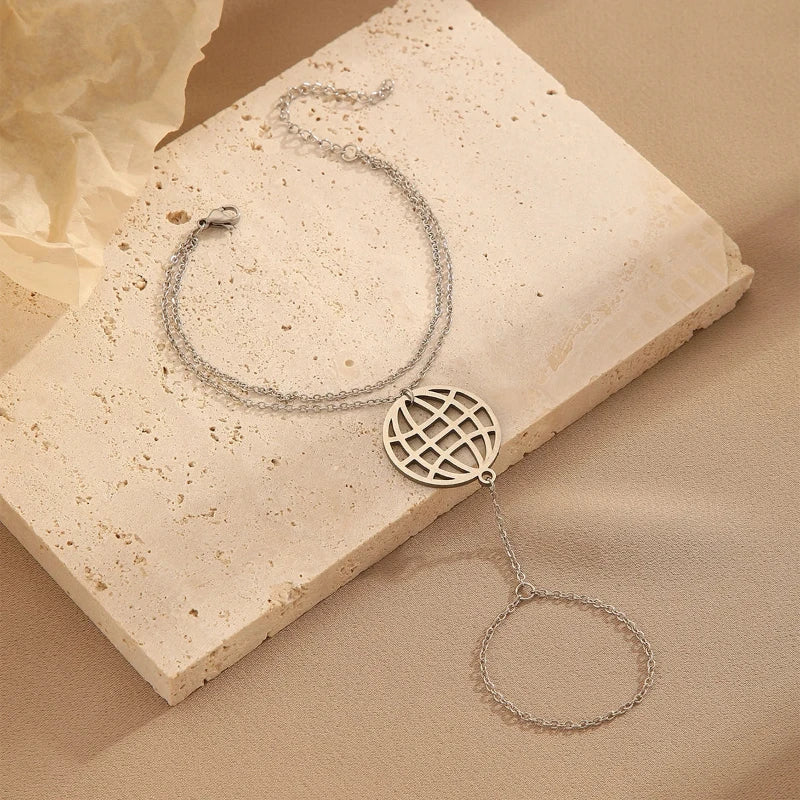 Bracelet bague <br> Planète - Amora Bijoux